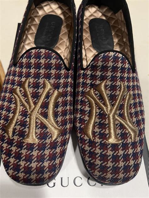 web loafers slip yankees gucci|Gucci creeper loafers.